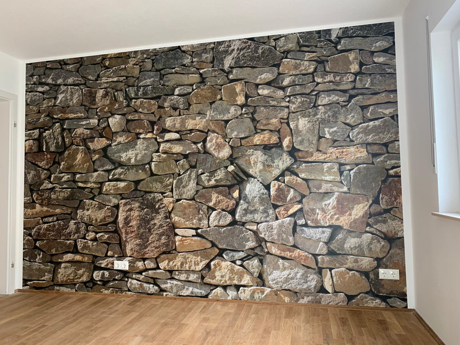 Vlies kleben und Spachteln